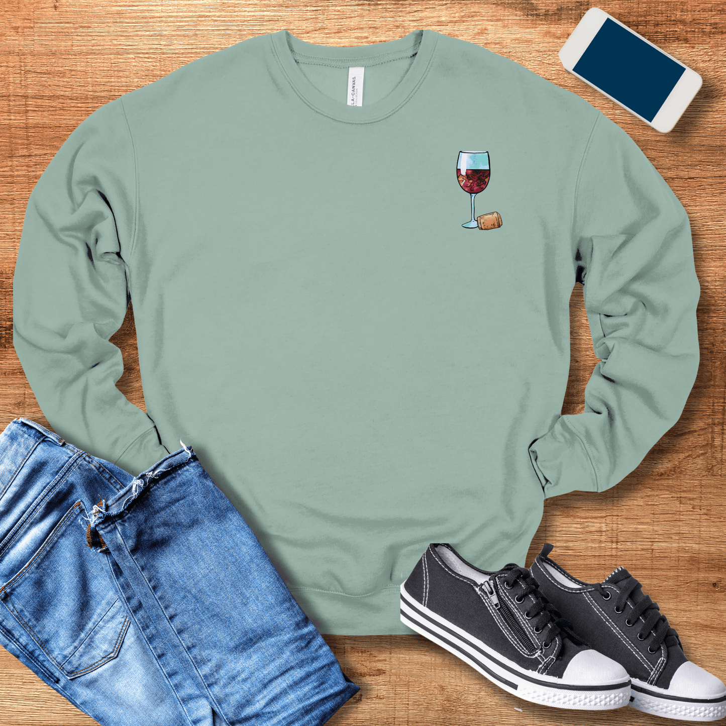 Wine Lovers Sweatshirt - Cozy & Fun Design for Wine Enthusiasts
