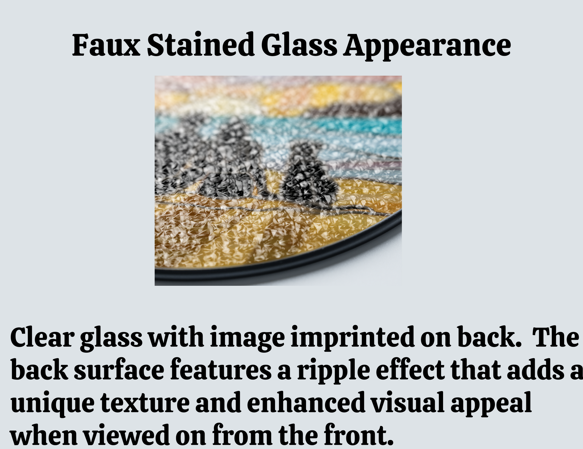 glass appearance for couple and dog at beach sunrise suncatcher