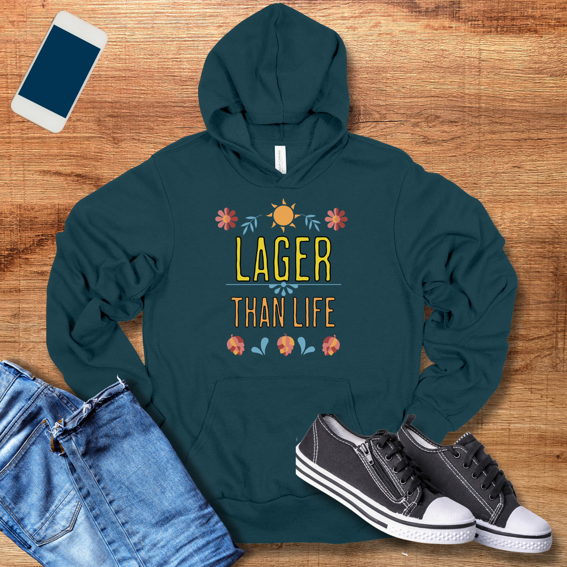 lager than life hoodie color atlantic