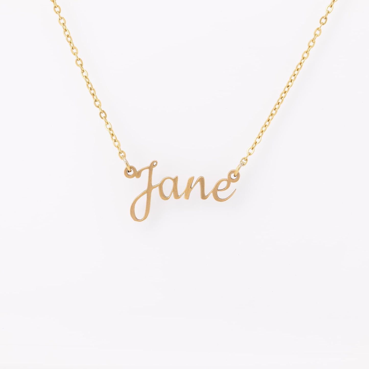 Stylish Personalized Script Name Necklace - Unique Jewelry