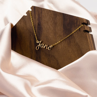 Stylish Personalized Script Name Necklace - Unique Jewelry