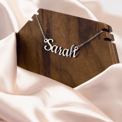 Stylish Personalized Script Name Necklace - Unique Jewelry