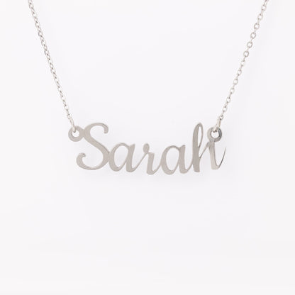 Stylish Personalized Script Name Necklace - Unique Jewelry