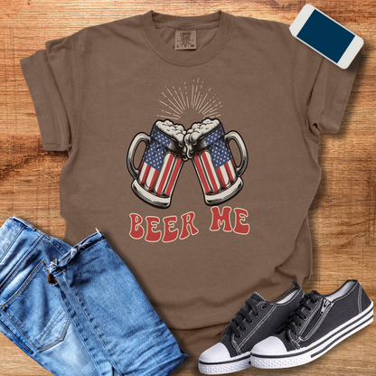 Patriotic Beer T-Shirt - Ultimate American Pride Graphic Tee