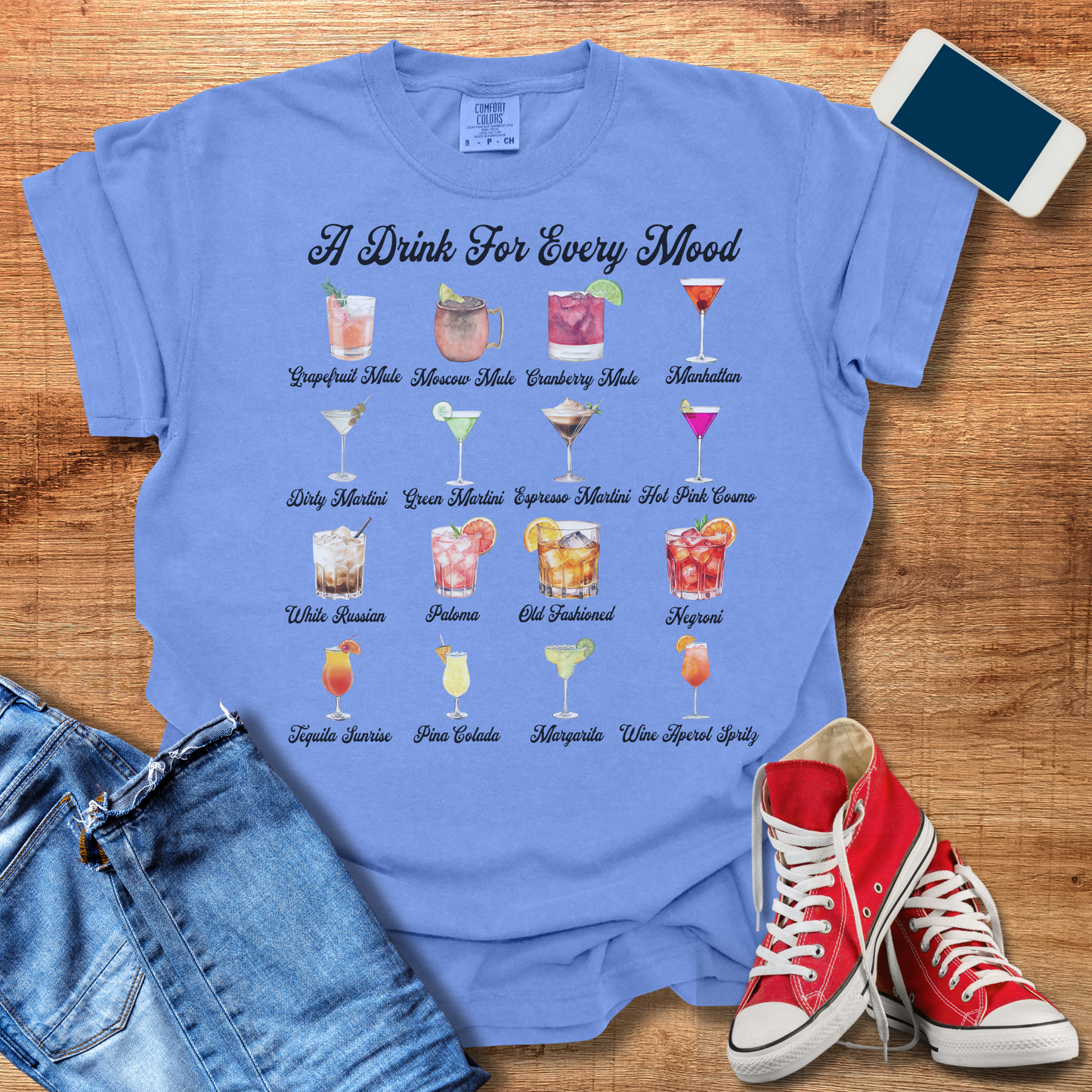 Fun Cocktail Shirt - Perfect Gift for Cocktail Lovers and Enthusiasts