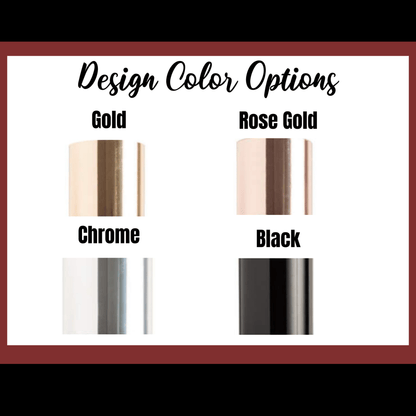 Design Color Options for Leather Flask