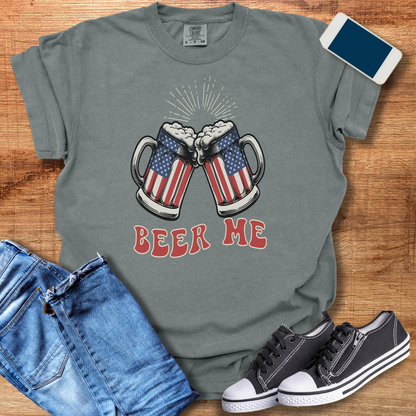 Patriotic Beer T-Shirt - Ultimate American Pride Graphic Tee