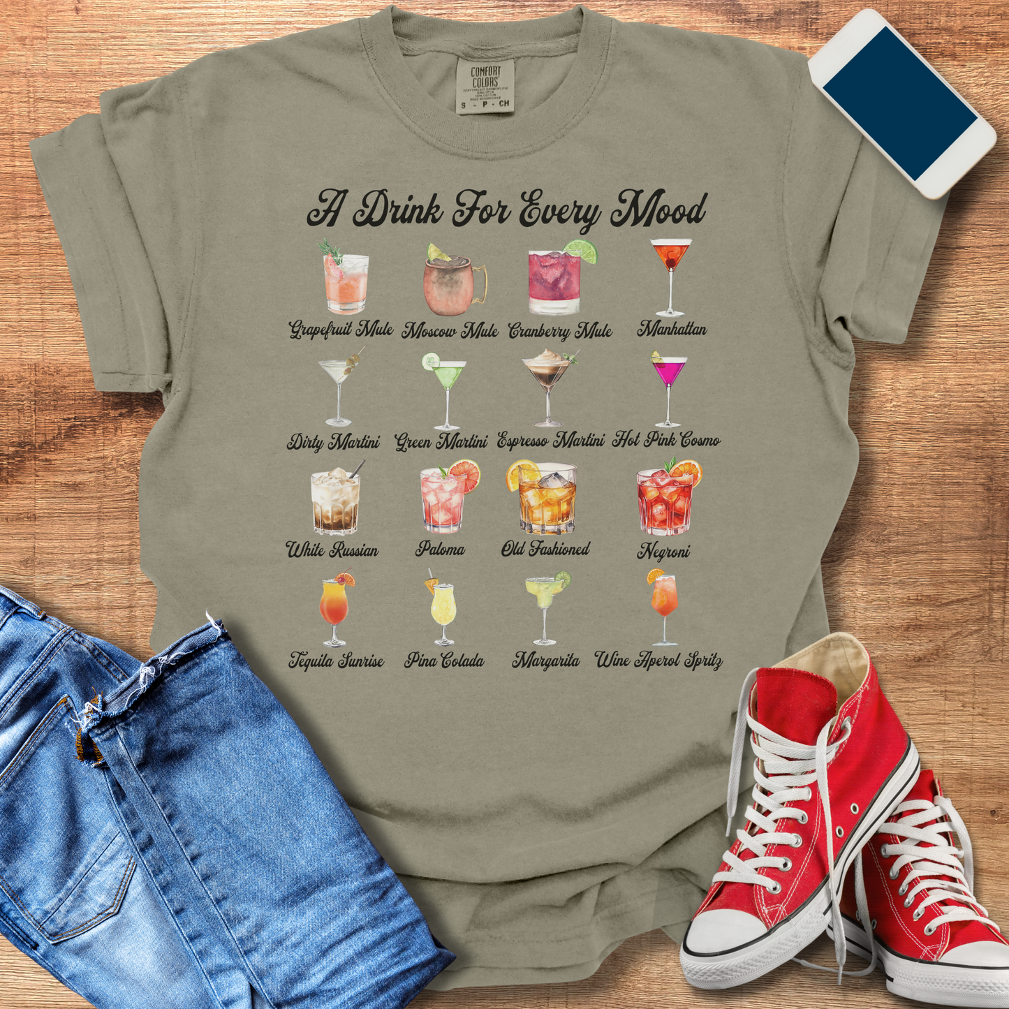 Fun Cocktail Shirt - Perfect Gift for Cocktail Lovers and Enthusiasts