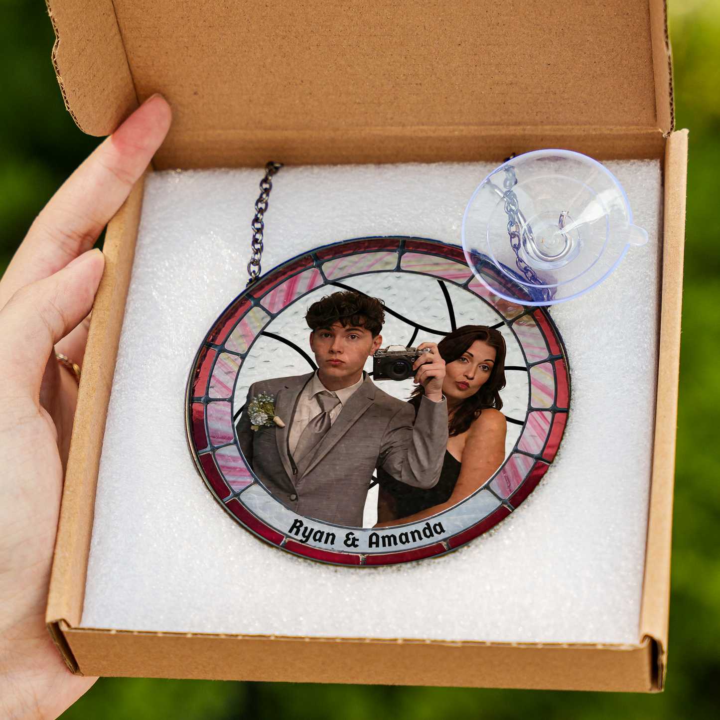 couple suncatcher in the box