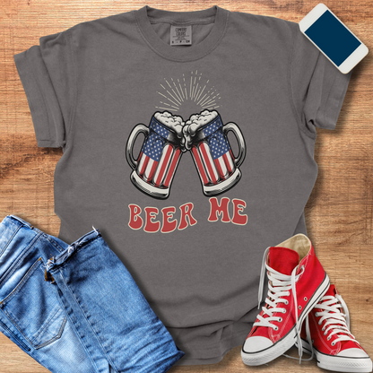 Patriotic Beer T-Shirt - Ultimate American Pride Graphic Tee