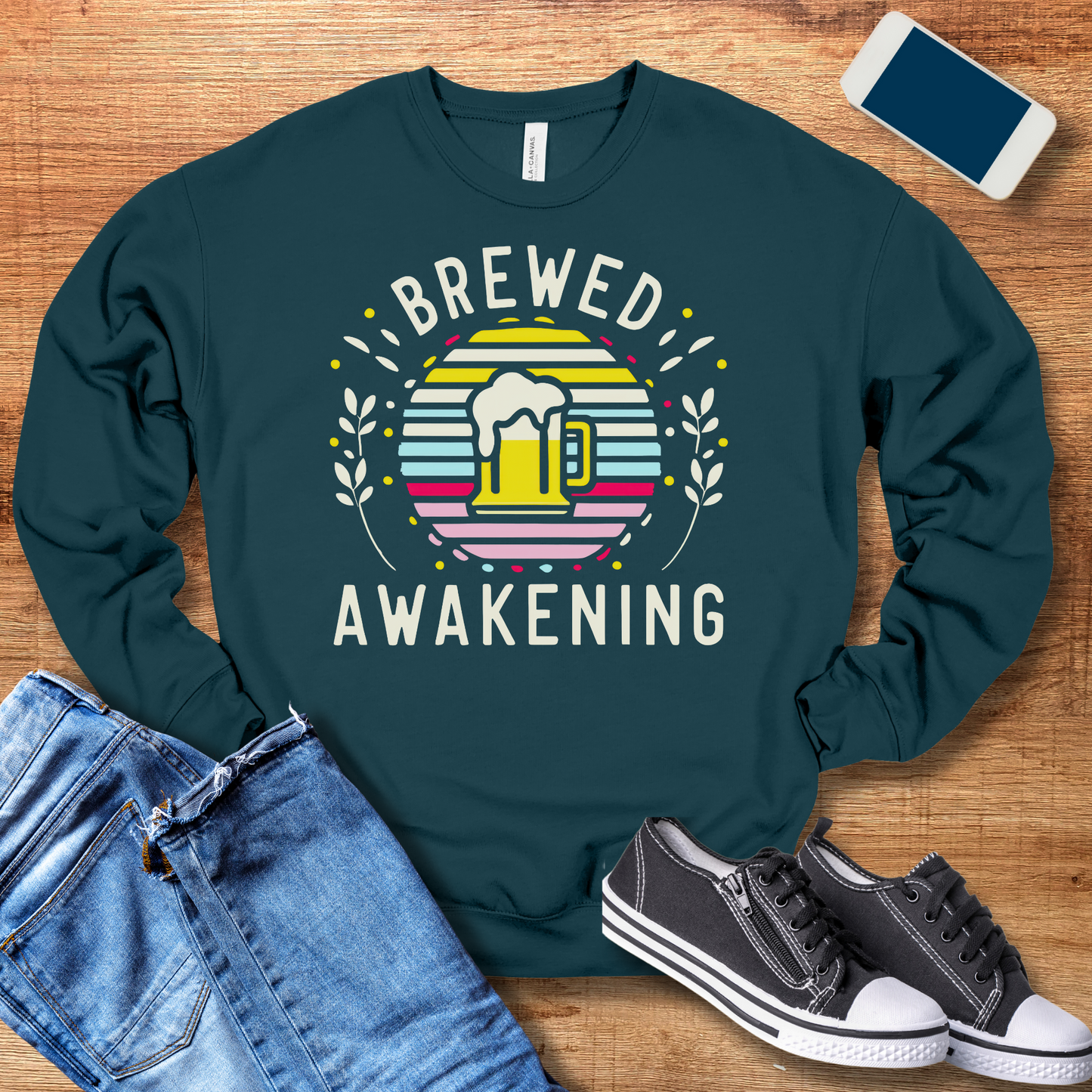 Brewed Awakening Sweatshirt - Perfect Beer Gifts for Beer Lovers