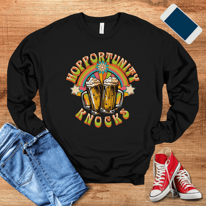 beer lover black sweatshirt