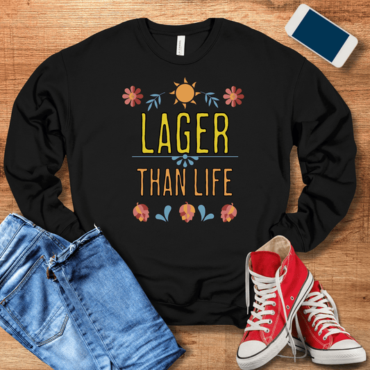 black beer sweatshirt