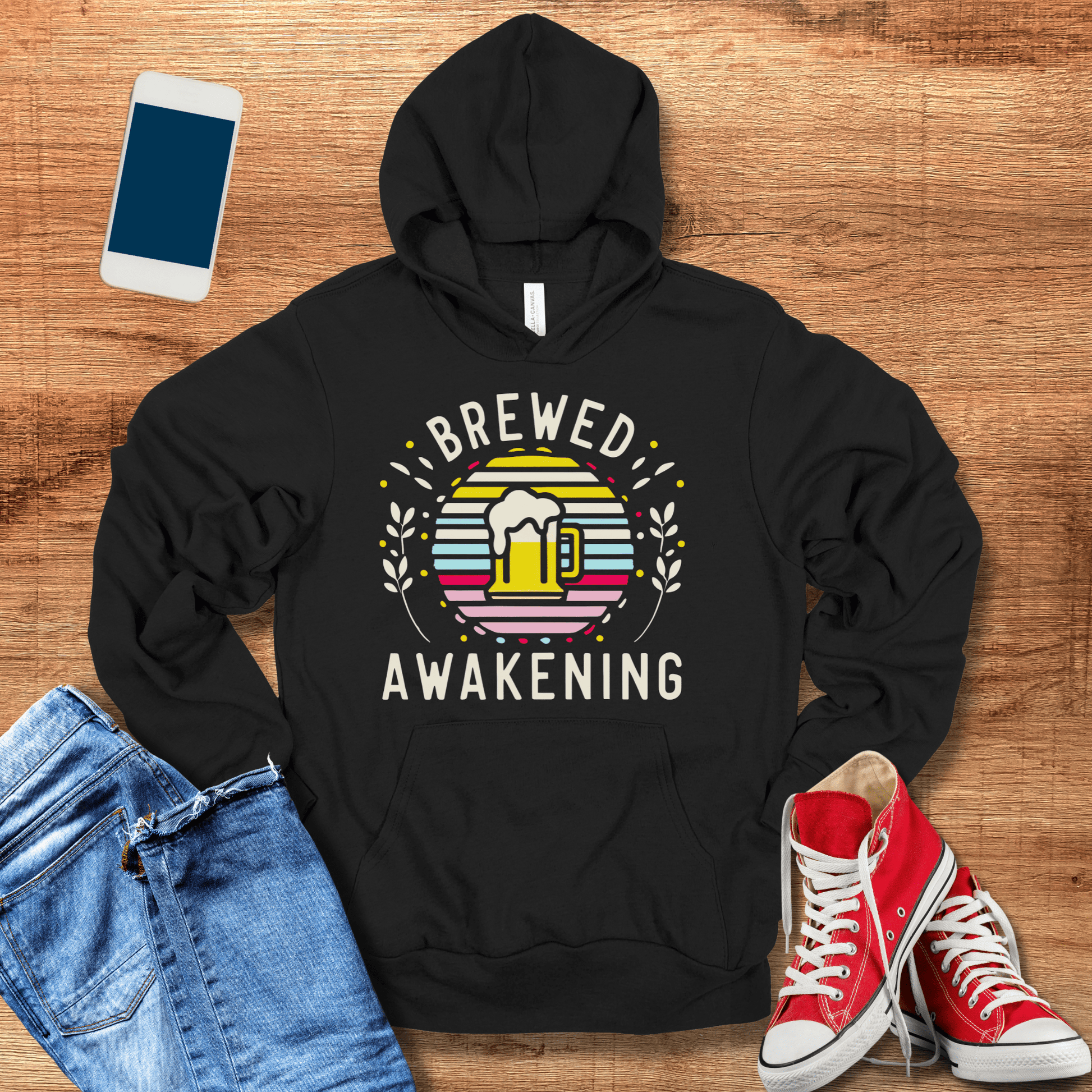 black brewed awakening beer hoodie