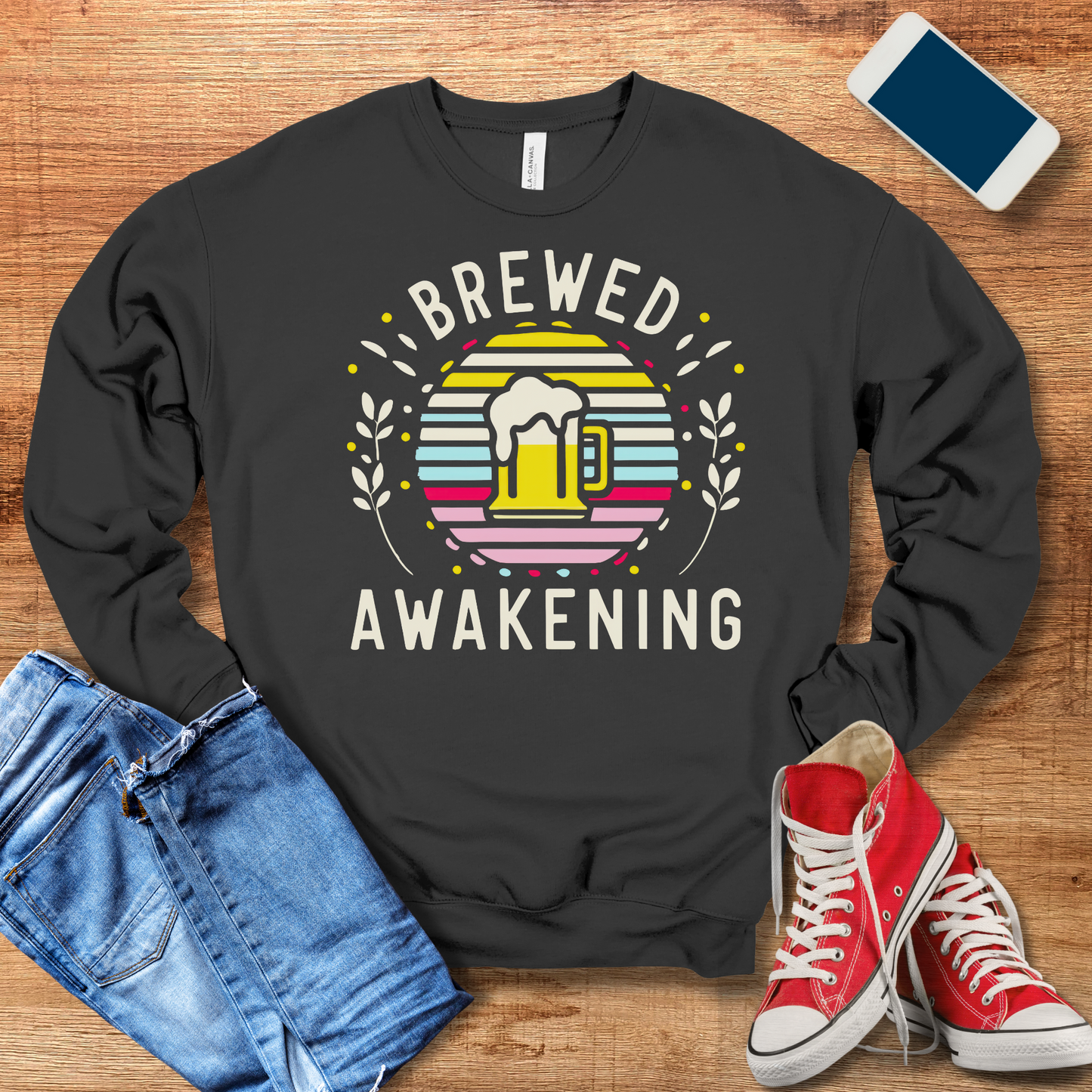 Brewed Awakening Sweatshirt - Perfect Beer Gifts for Beer Lovers