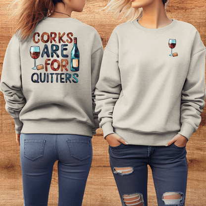 Wine Lovers Sweatshirt - Cozy & Fun Design for Wine Enthusiasts