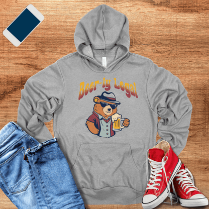 heather athletic color beer hoodie