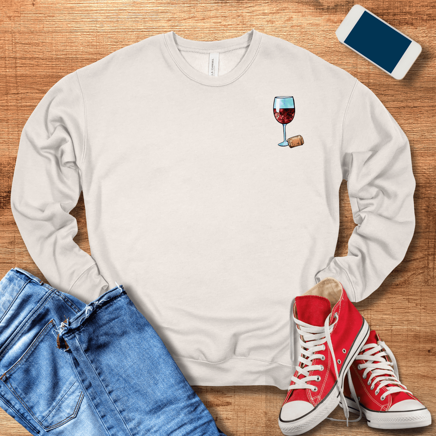 Wine Lovers Sweatshirt - Cozy & Fun Design for Wine Enthusiasts