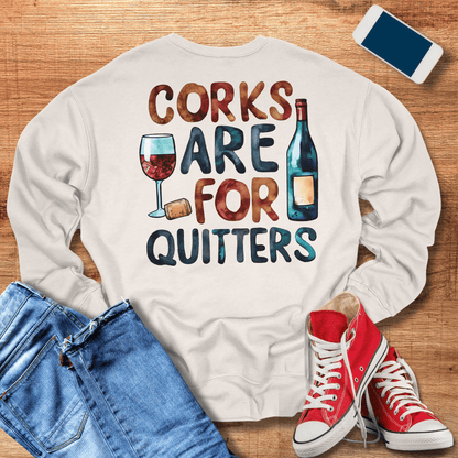 Wine Lovers Sweatshirt - Cozy & Fun Design for Wine Enthusiasts