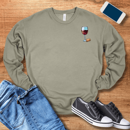 Wine Lovers Sweatshirt - Cozy & Fun Design for Wine Enthusiasts