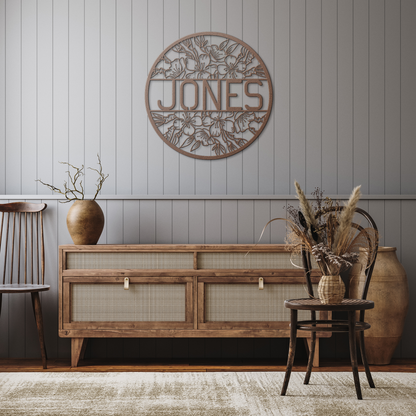 last_name_metal_sign_Copper_Rustic_Hallway_Mockup.png