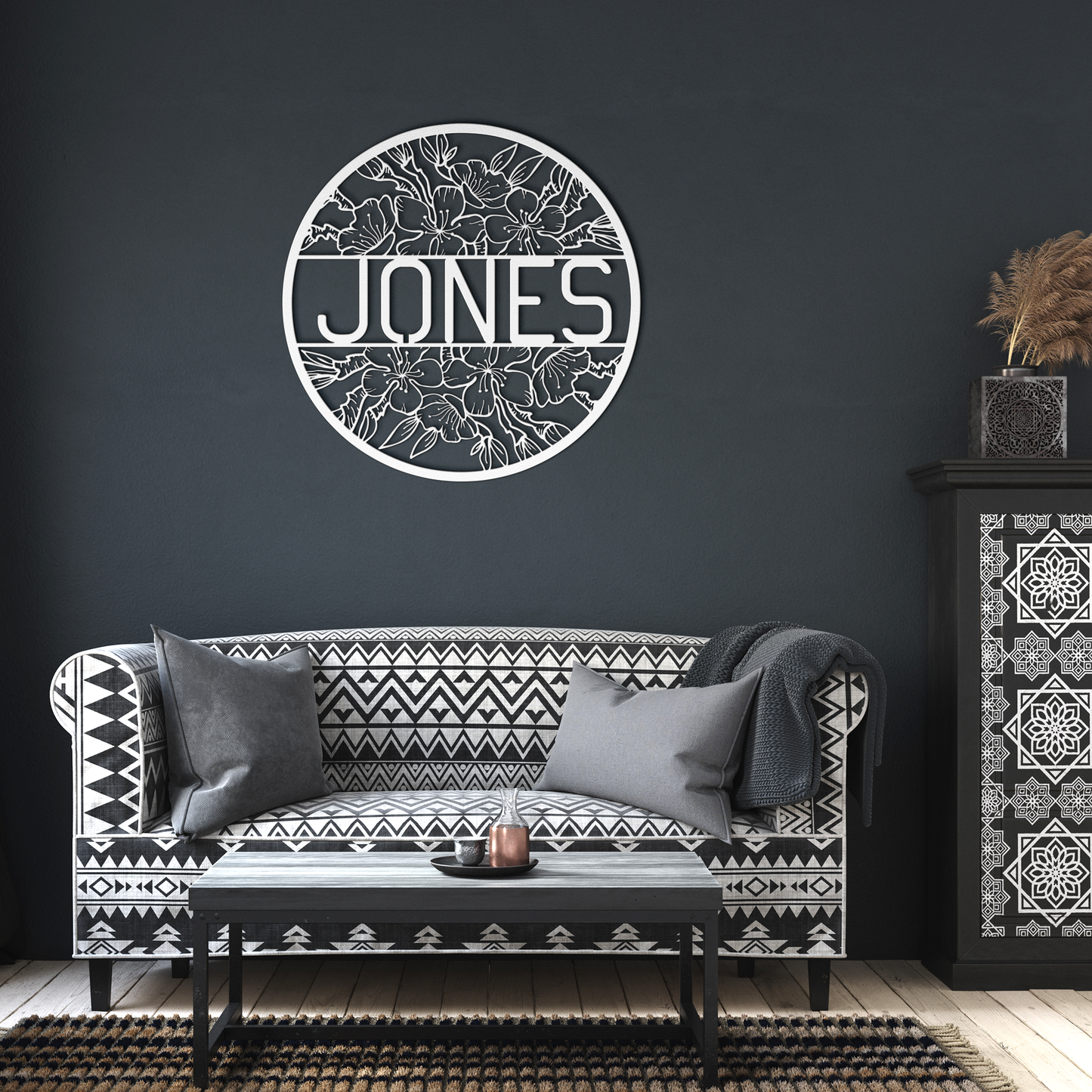 last_name_metal_sign_White_Dark_Living_Room_Mockup.png