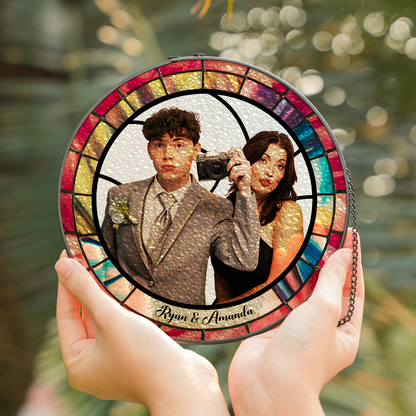 multicolor border option  for suncatcher