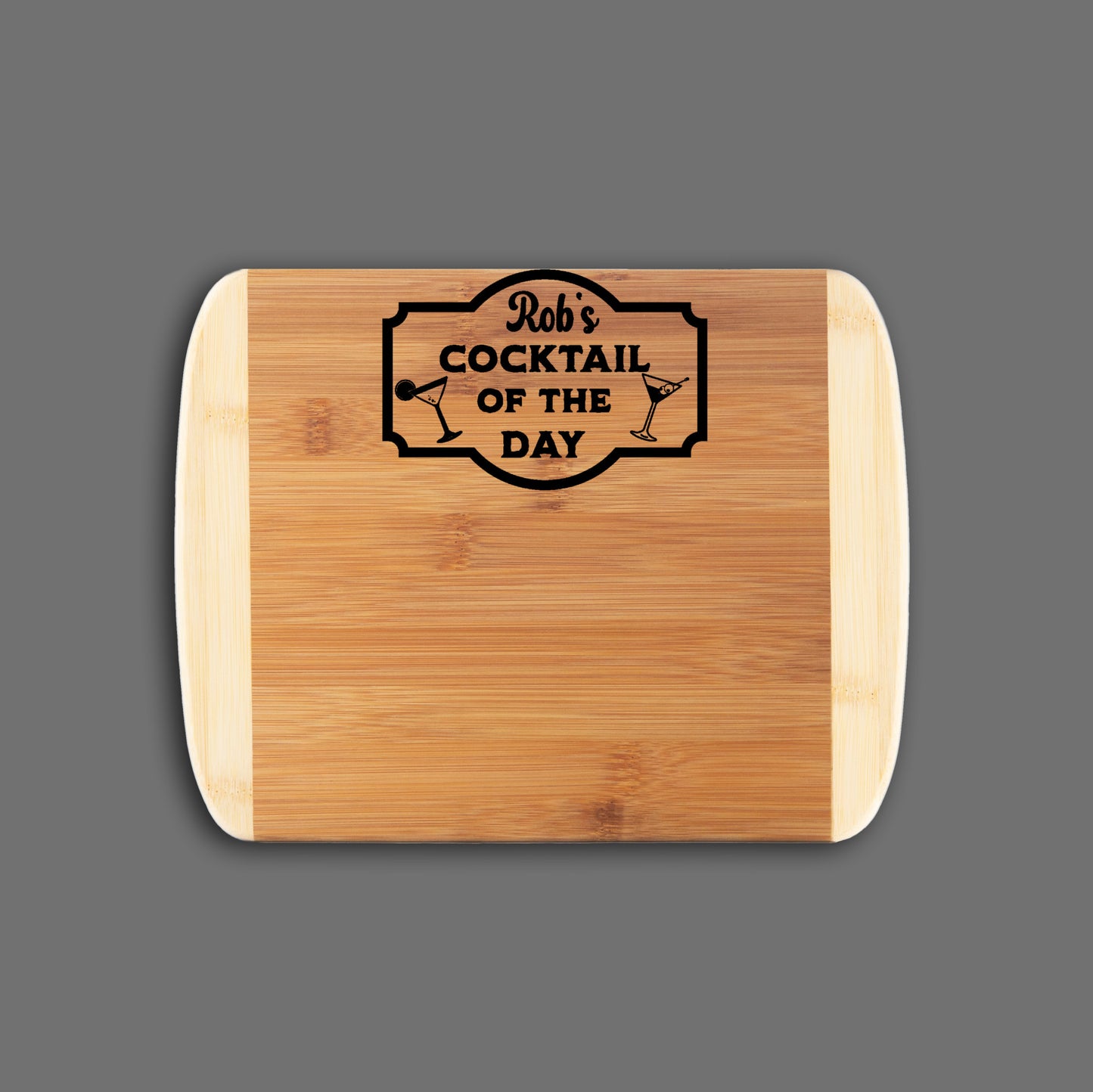 Personalized 'Cocktail of the Day' Cutting Board