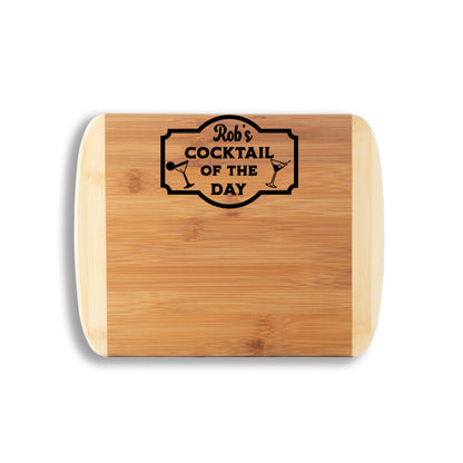 Personalized 'Cocktail of the Day' Cutting Board