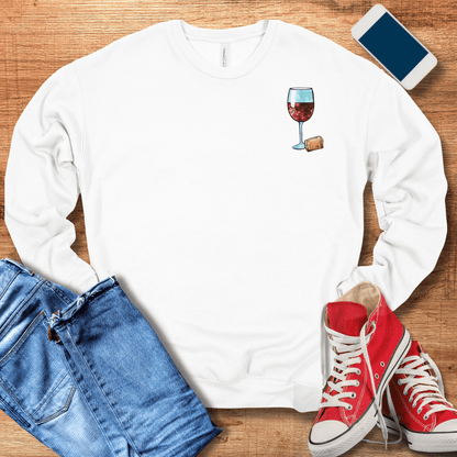 Wine Lovers Sweatshirt - Cozy & Fun Design for Wine Enthusiasts